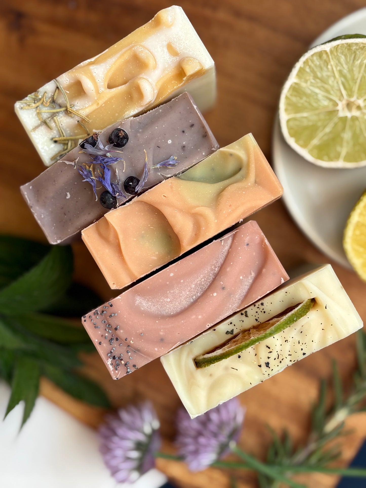 Citrus & Herb Summer Soap Collection