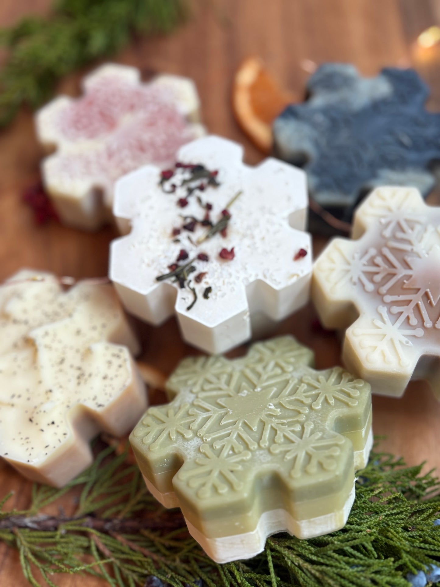 Snowflake Soaps